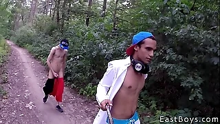 Cute Twinks Enjoying a Adventure Holidays